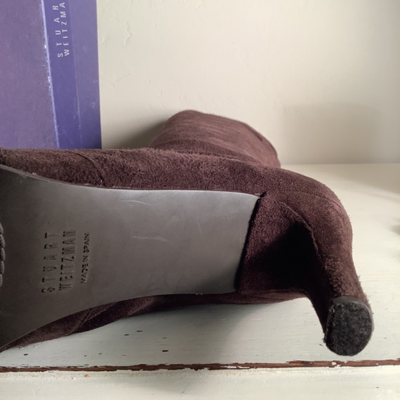 Stuart Weitzman Cola Suede Stretch Boots- 9.5 - Picture 13 of 16